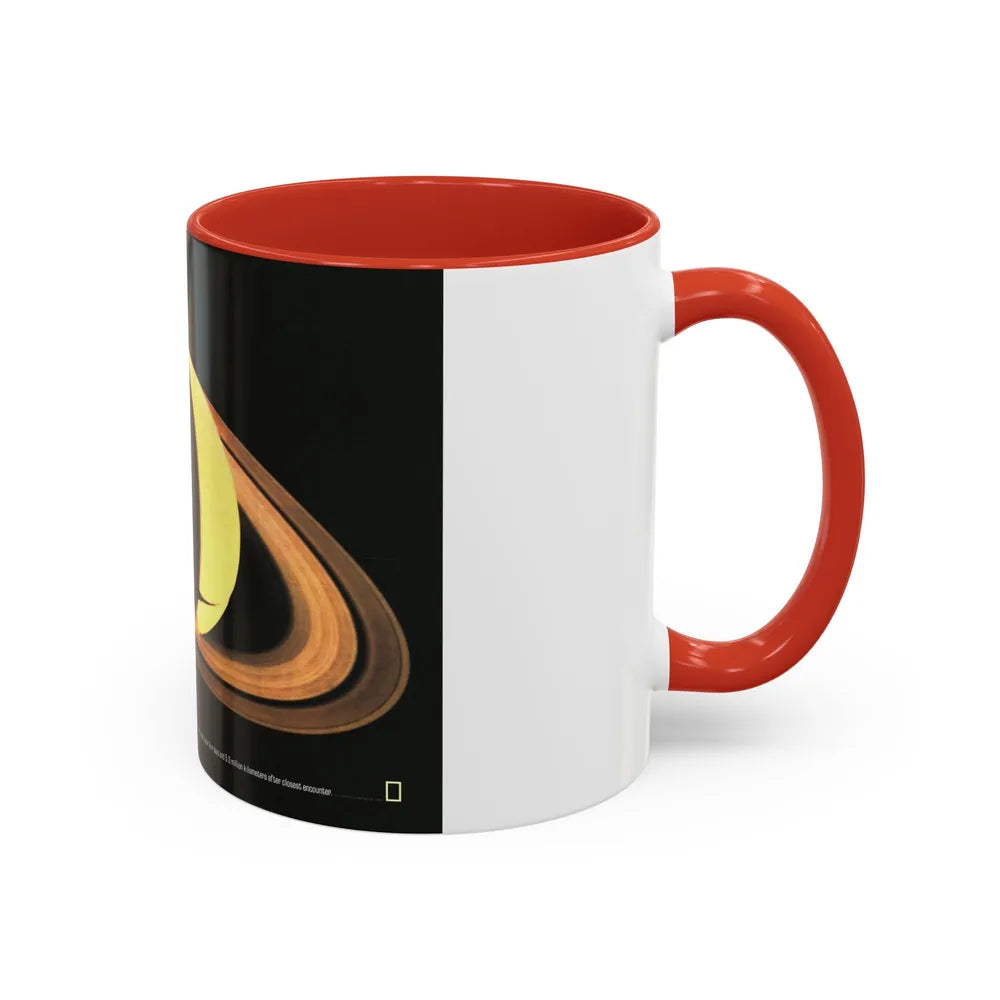 Space - Saturn (1981) (Map) Accent Coffee Mug-Go Mug Yourself