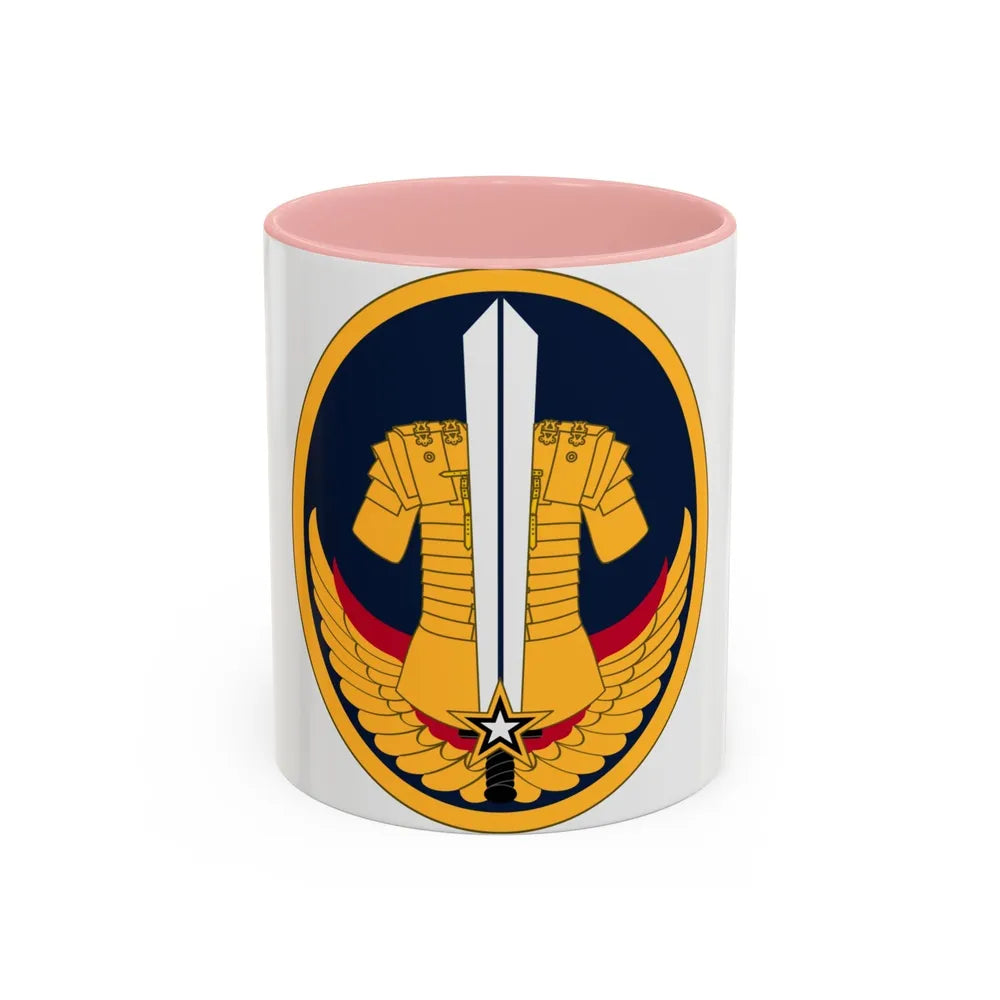 Reserve Careers Division (U.S. Army) Accent Coffee Mug-11oz-Pink-Go Mug Yourself