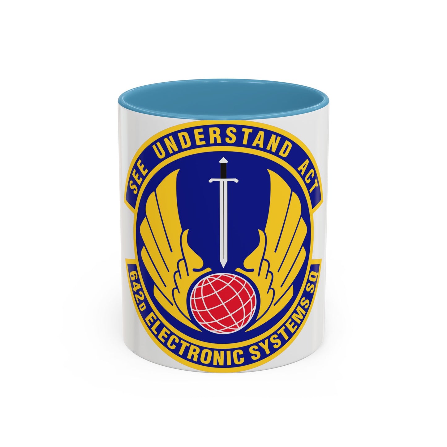 642d Electronic Systems Squadron (U.S. Air Force) Accent Coffee Mug