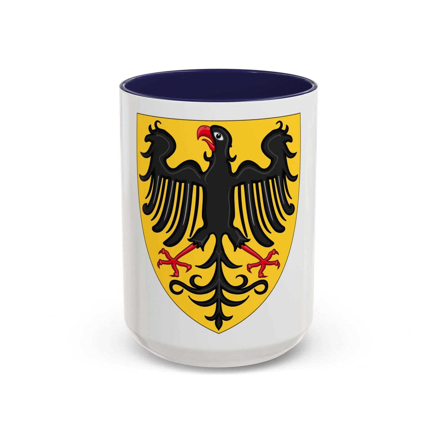 Shield and Coat of Arms of the Holy Roman Emperor (c.1300-c.1400) - Accent Coffee Mug