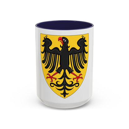 Shield and Coat of Arms of the Holy Roman Emperor (c.1300-c.1400) - Accent Coffee Mug