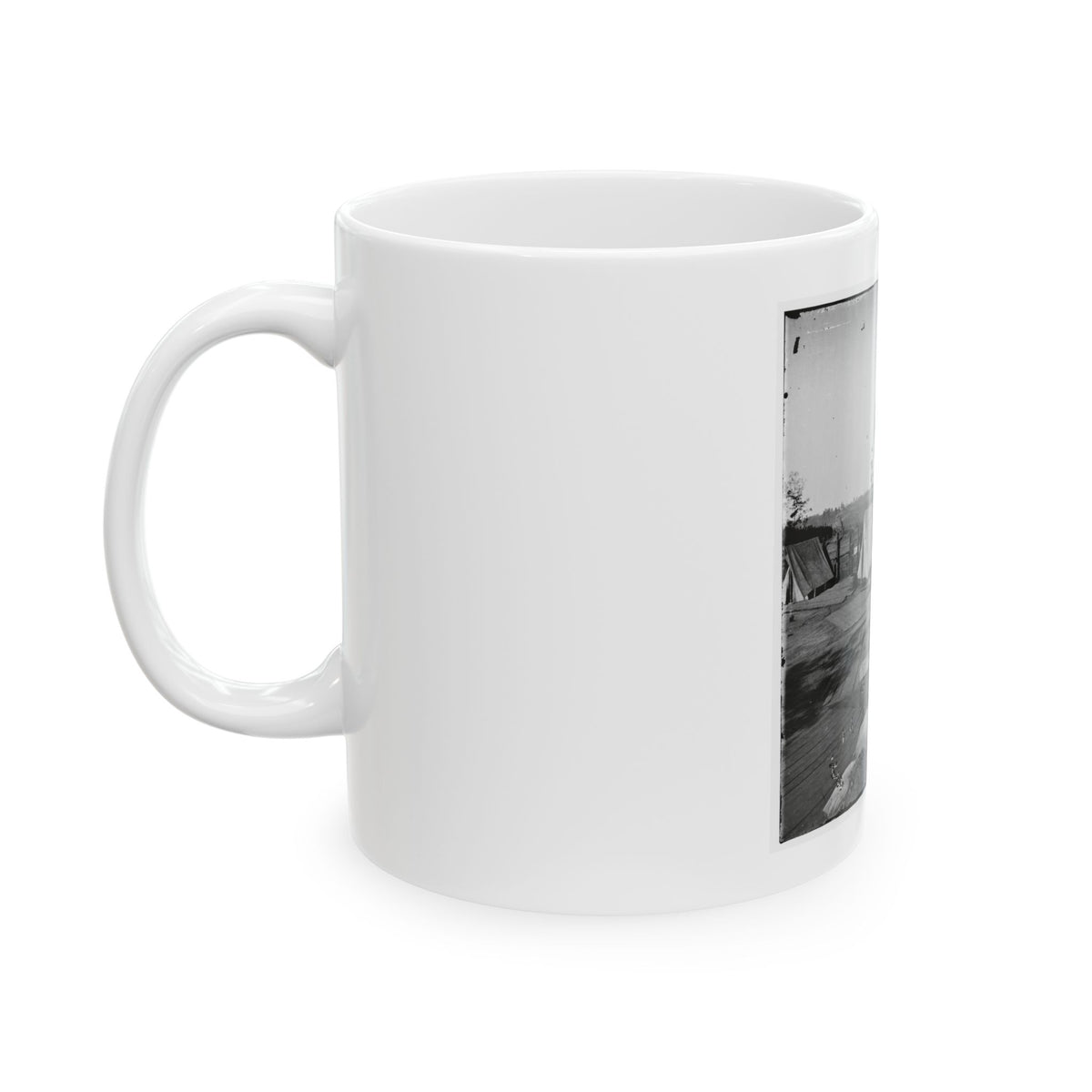 Atlanta, Georgia. Confederate Fort In Front Of Atlanta-2 (U.S. Civil War) White Coffee Mug