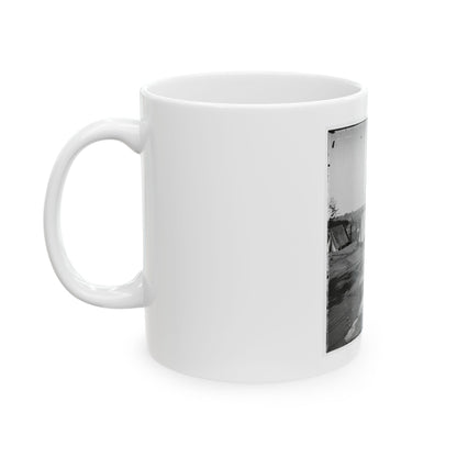 Atlanta, Georgia. Confederate Fort In Front Of Atlanta-2 (U.S. Civil War) White Coffee Mug