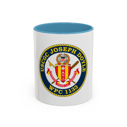 USCG C JOSEPH DOYLE W PC 1133 (U.S. Coast Guard) Accent Coffee Mug