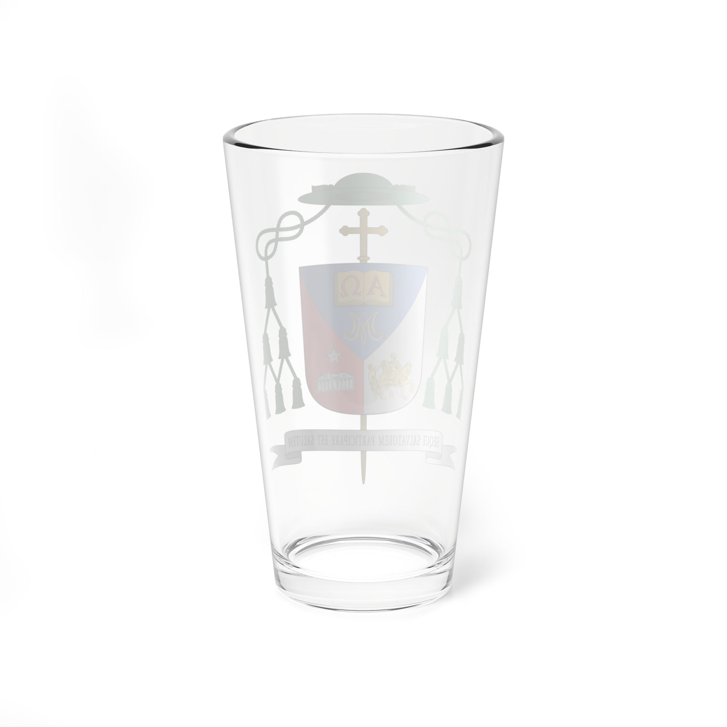 Escudo de Francisco José Prieto Fernández (Spain) (Coat of Arms) Pint Glass 16oz