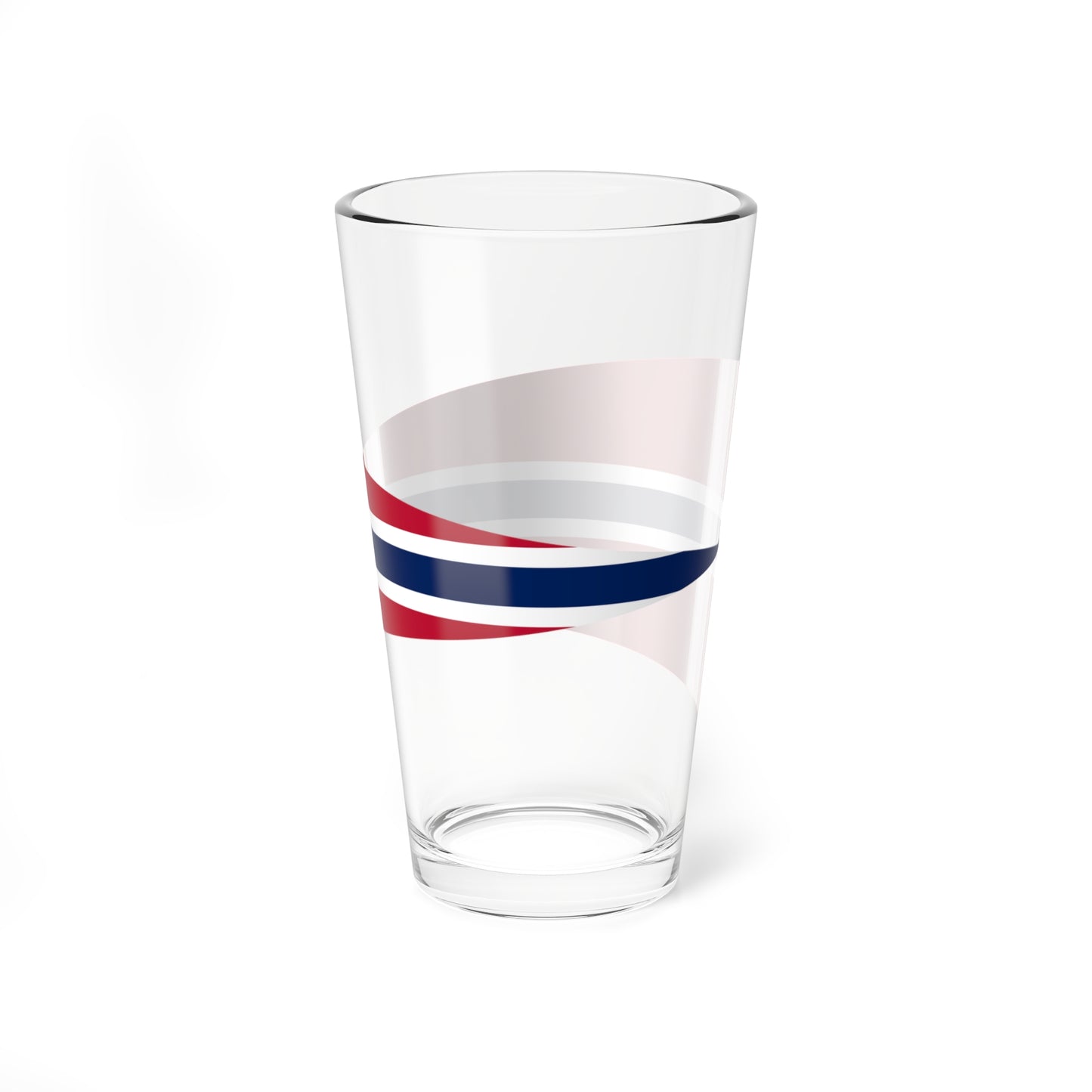 Rank Flag of a Norwegian Squadron Commander or Senior Officer (Norway) Pint Glass 16oz