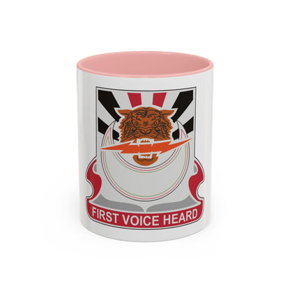 86 Signal Battalion (U.S. Army) Accent Coffee Mug
