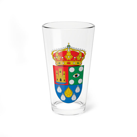 Escudo de Buenavista de Valdavia (Spain) (Coat of Arms) Pint Glass 16oz