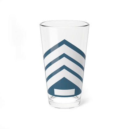 05.Syrian Air Force SGM (Syria) (Military Rank) Pint Glass 16oz