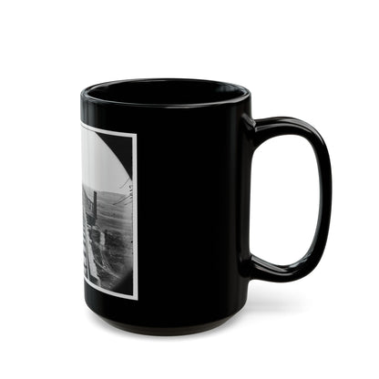 Farmville, Va., Vicinity. High Bridge Of The South Side Railroad Across The Appomattox (U.S. Civil War) Black Coffee Mug