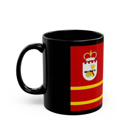 Flag of Smolensk Oblast Russia - Black Coffee Mug-Go Mug Yourself