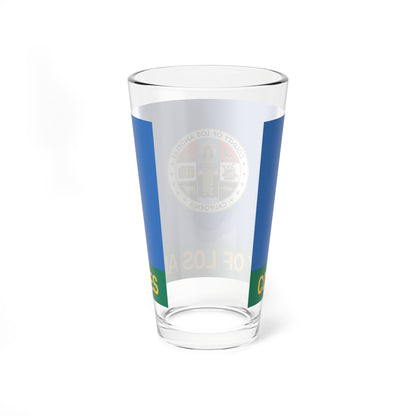 Flag of Los Angeles County California 2004-2014 (United States) Pint Glass 16oz