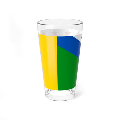 Flag of Yanchukan Buryatia (Russia) Pint Glass 16oz
