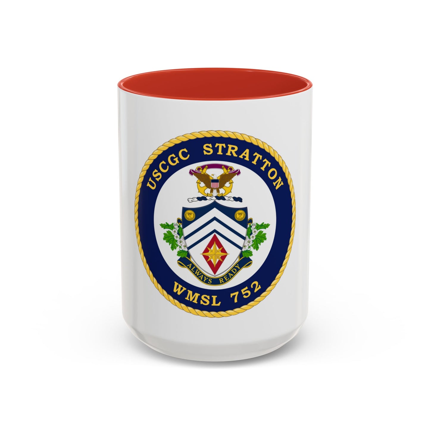 USCG Stratton WMSL 752 (U.S. Coast Guard) Accent Coffee Mug