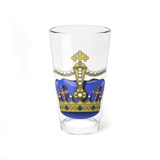 Crown of Italian hereditary prince (Italy) (Coat of Arms) Pint Glass 16oz
