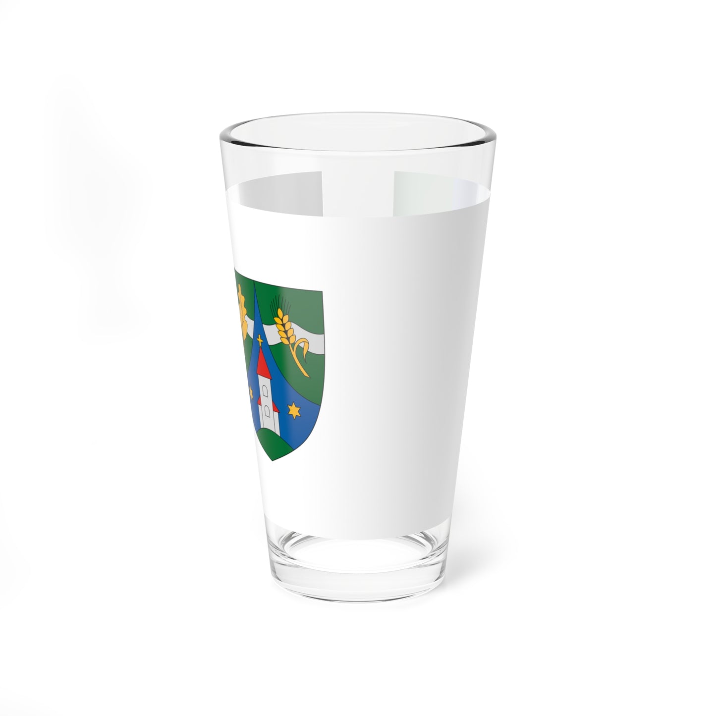 Flag of Pokaszepetk (Hungary) Pint Glass 16oz