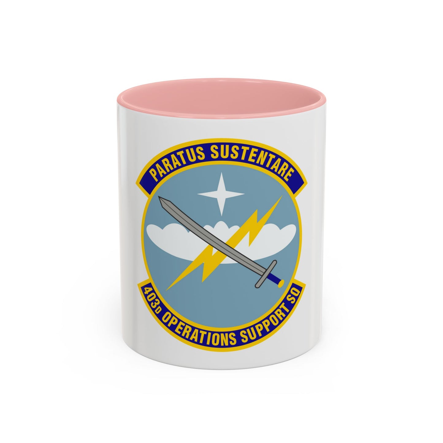 403d Operations Support Squadron (U.S. Air Force) Accent Coffee Mug