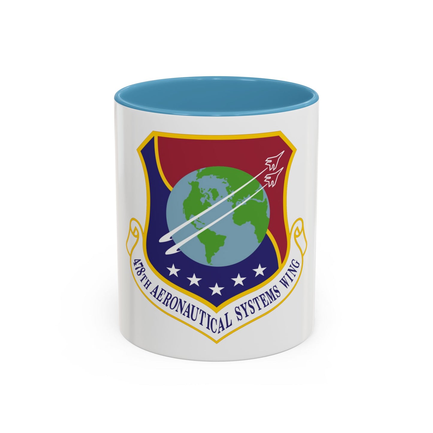 478th Aeronautical Systems Wing (U.S. Air Force) Accent Coffee Mug