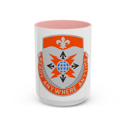 324 Signal Battalion (U.S. Army) Accent Coffee Mug