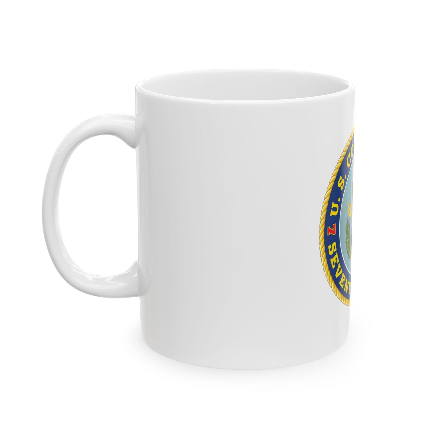 USCG Seventh District (U.S. Coast Guard) White Coffee Mug