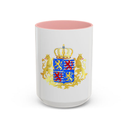 Middle coat of arms of the Grand Dukes of Luxembourg prior to 2000 - Accent Coffee Mug
