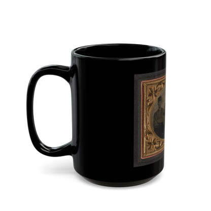 Three Unidentified Soldiers (U.S. Civil War) Black Coffee Mug