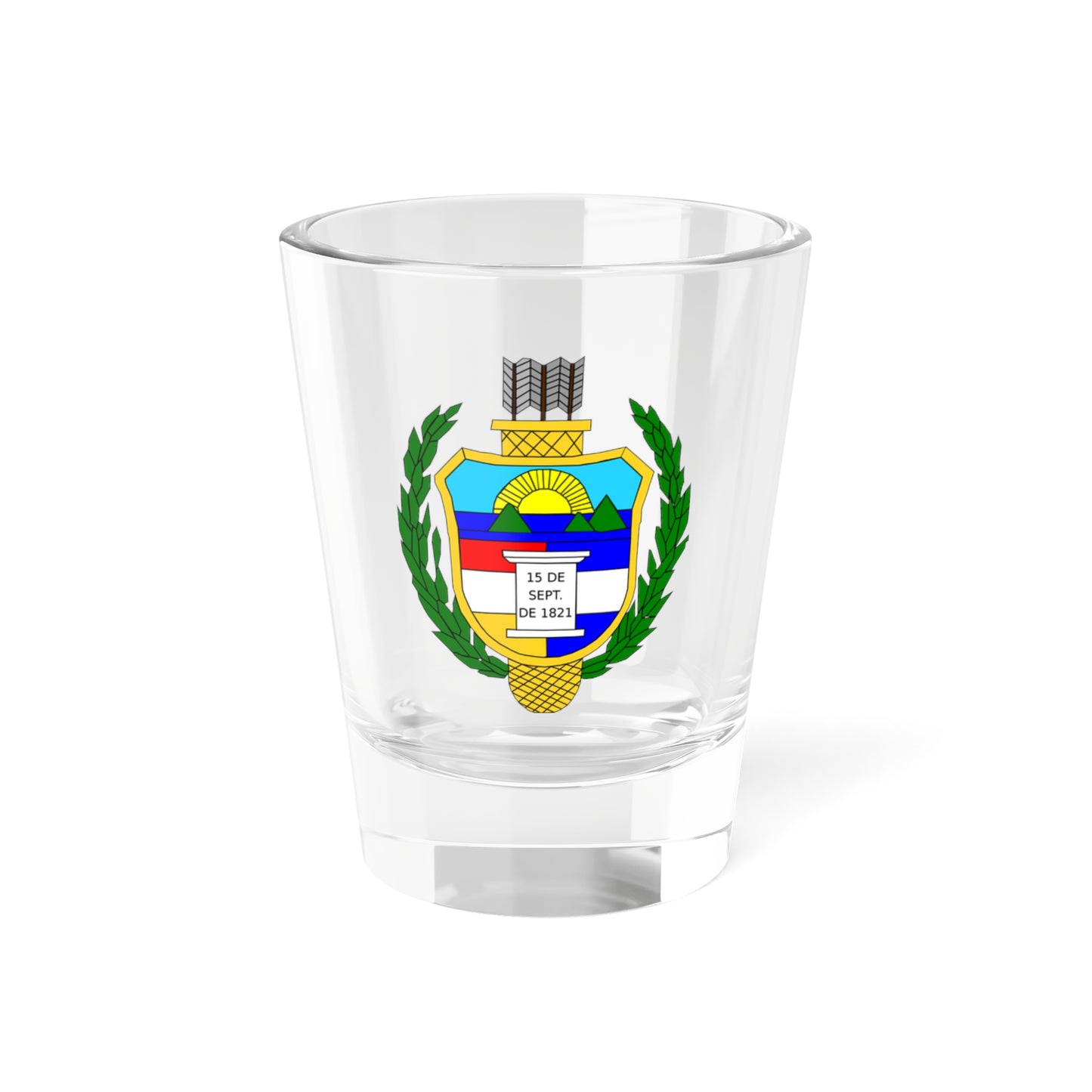 Coat of arms of guatemala (1851-1858) - Shot Glass 1.5oz