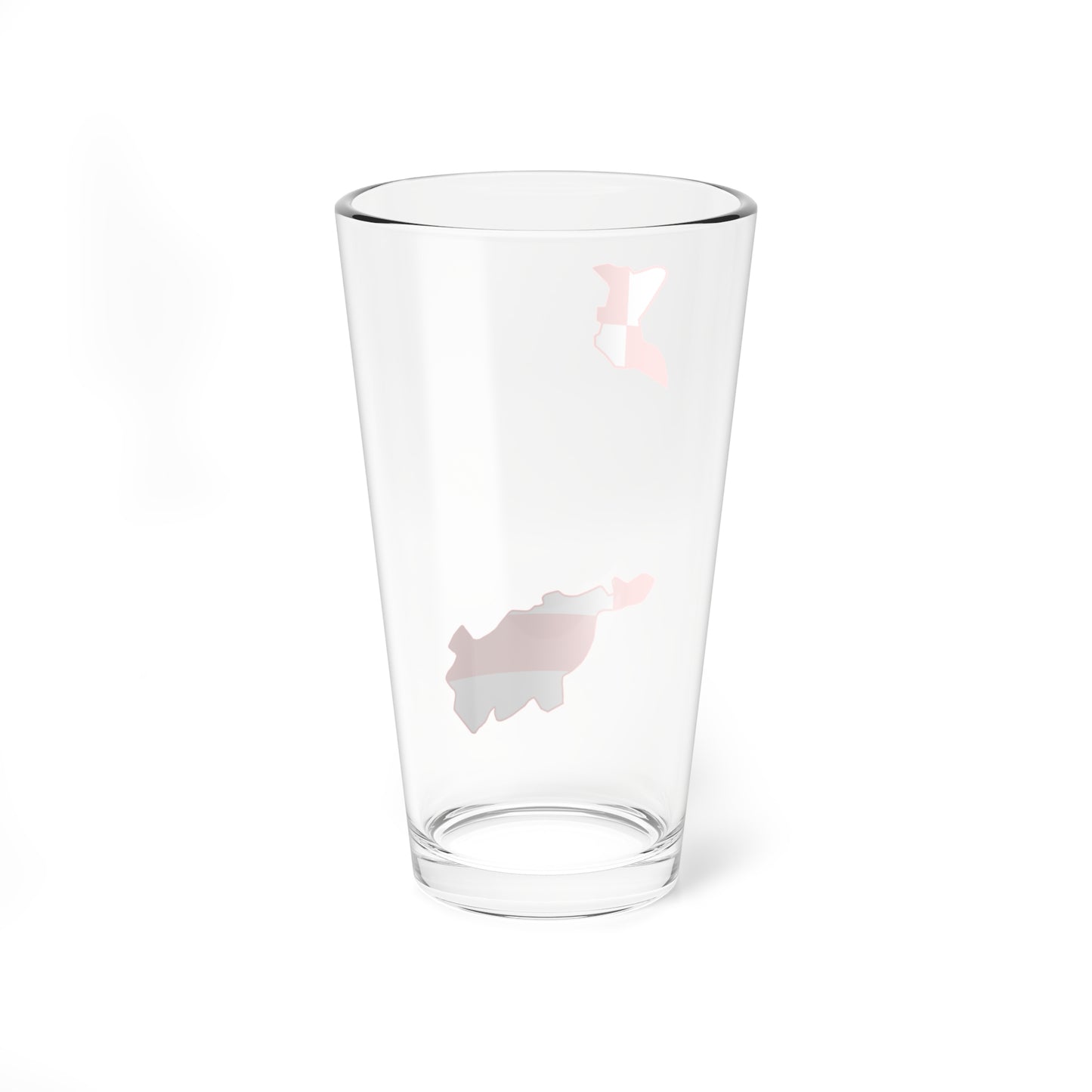 Flag map of Bremen (Germany) Pint Glass 16oz
