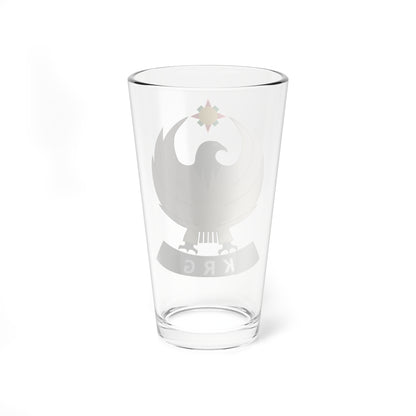 Emblem of Kurdistan Regional Government (Iraq) (Coat of Arms) Pint Glass 16oz