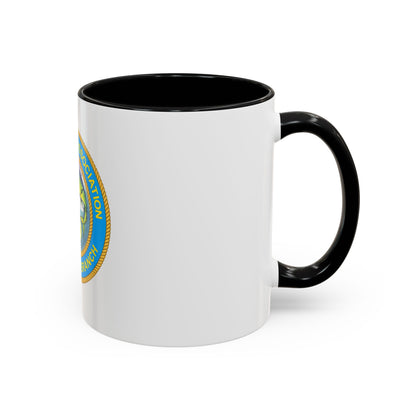USCG EnlAssocCaribbean Branch (U.S. Coast Guard) Accent Coffee Mug