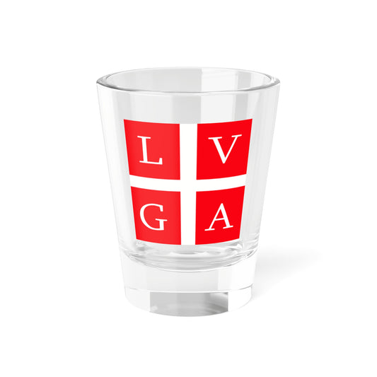 Flag of Lugano Switzerland - Shot Glass 1.5oz