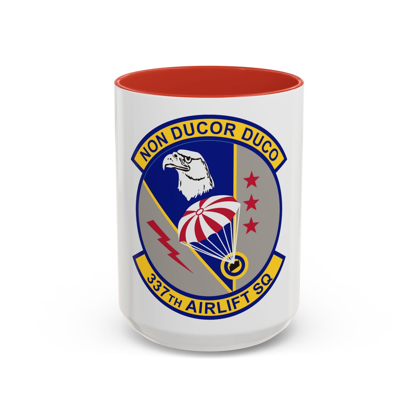 337th Airlift Squadron (U.S. Air Force) Accent Coffee Mug