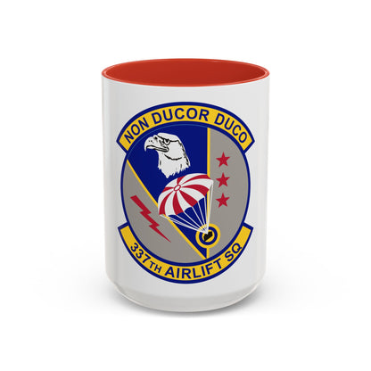 337th Airlift Squadron (U.S. Air Force) Accent Coffee Mug