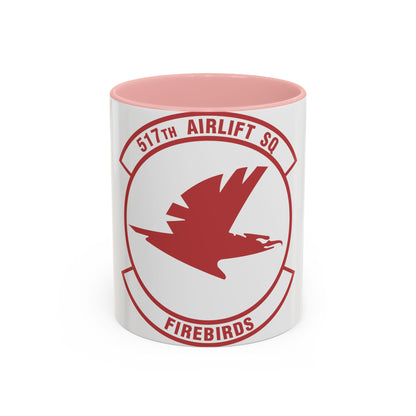 517th Airlift Squadron (U.S. Air Force) Accent Coffee Mug