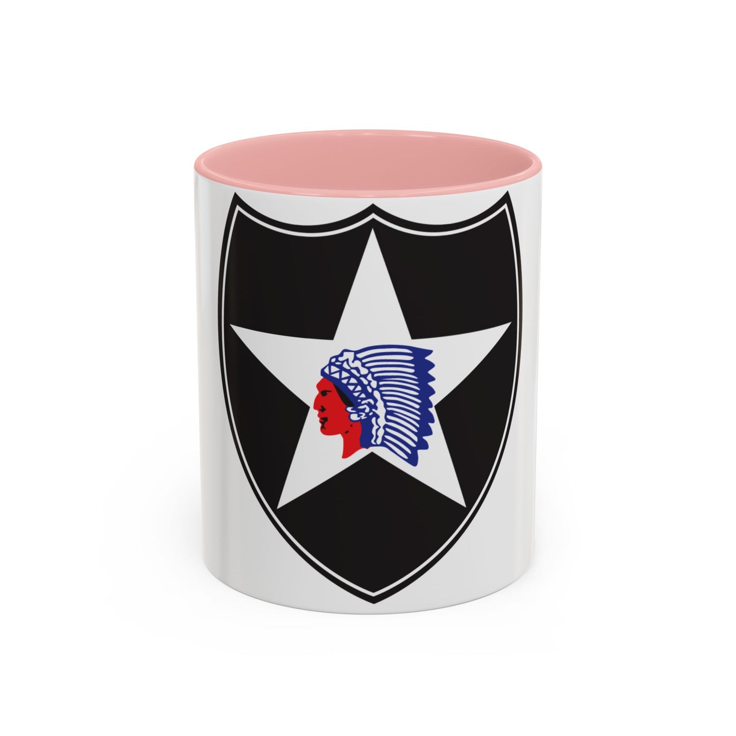 2nd Infantry Division (U.S. Army) Accent Coffee Mug