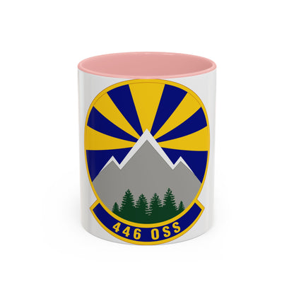 446 Operations Support Squadron (U.S. Air Force) Accent Coffee Mug