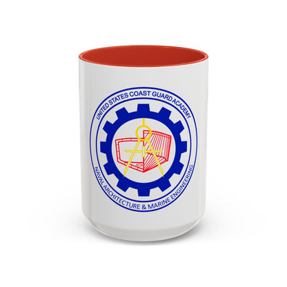 CG Naval Architecture & Marine Eng (U.S. Coast Guard) Accent Coffee Mug