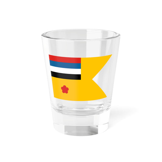 Flag of commodore of the Navy of Manchukuo (China) Shot Glass 1.5oz
