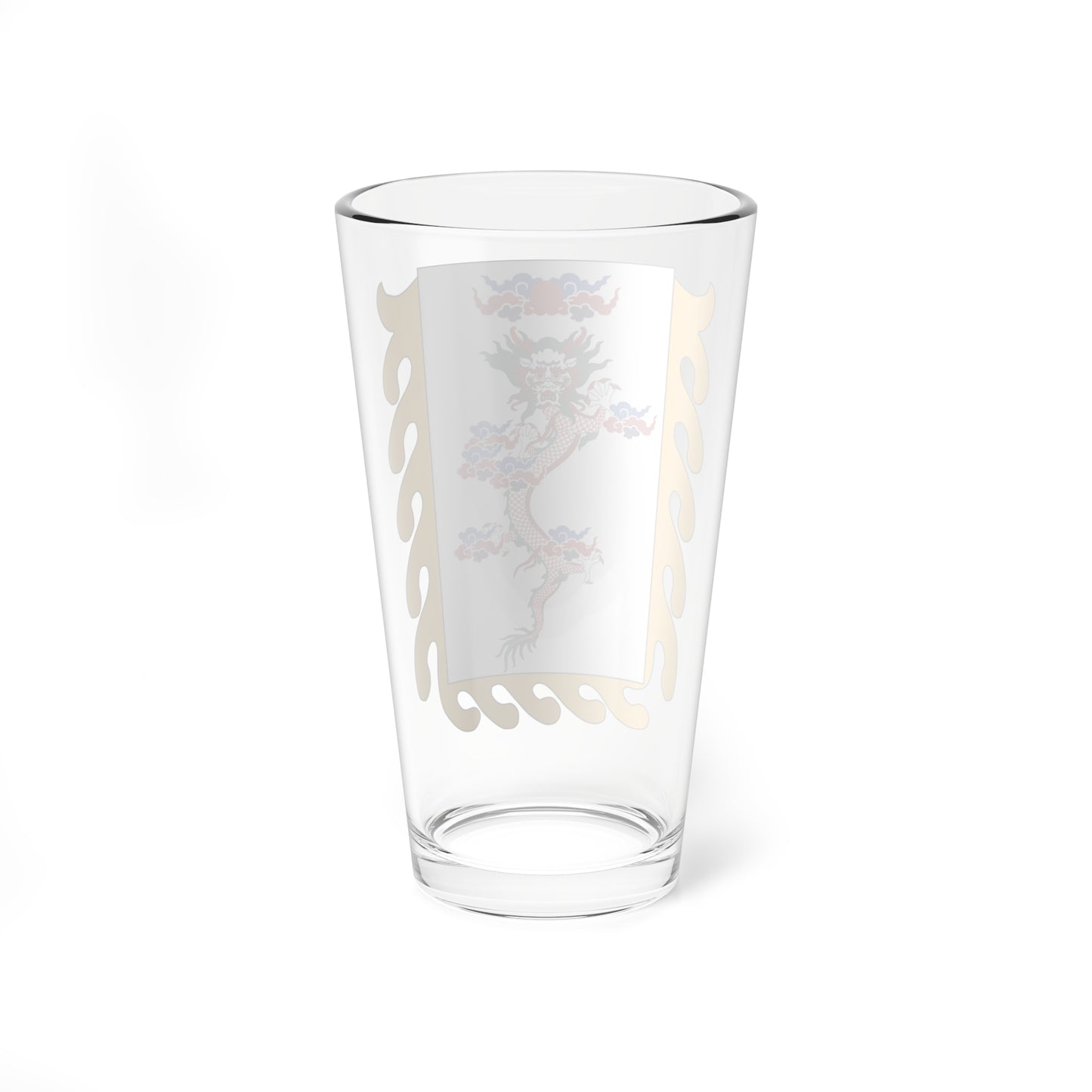 Dragon flag used by Du Wenxiu (China) Pint Glass 16oz