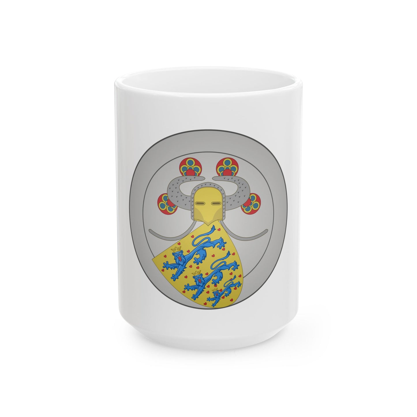 Coat of arms of Valdemar IV of Denmark - White Coffee Mug