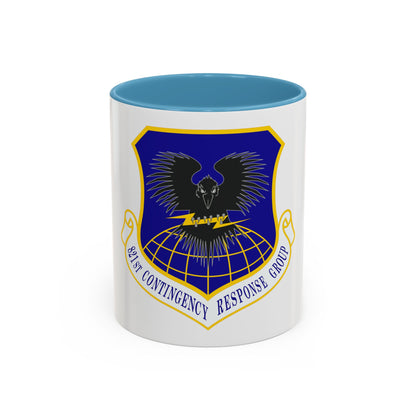 821 Contingency Response Group AMC (U.S. Air Force) Accent Coffee Mug