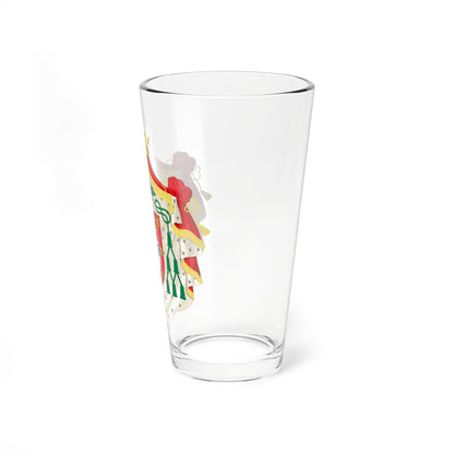 Escudo de Diego Melo de Portugal (Spain) (Coat of Arms) Pint Glass 16oz
