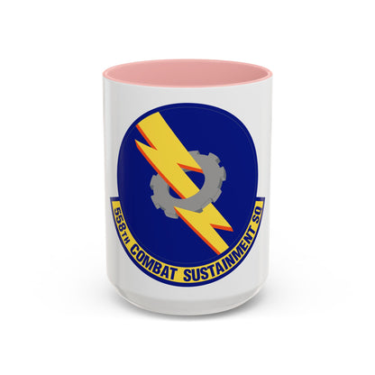 558th Combat Sustainment Squadron (U.S. Air Force) Accent Coffee Mug