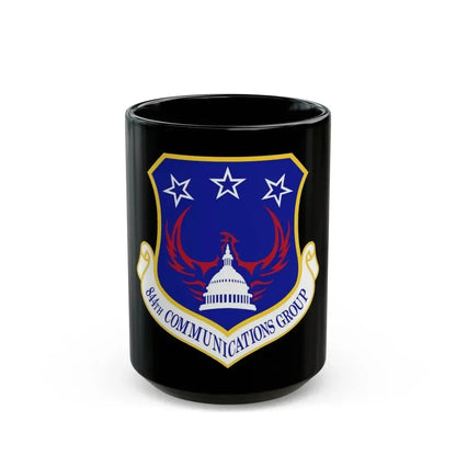 844th Communications Group (U.S. Air Force) Black Coffee Mug 15oz - Go Mug Yourself