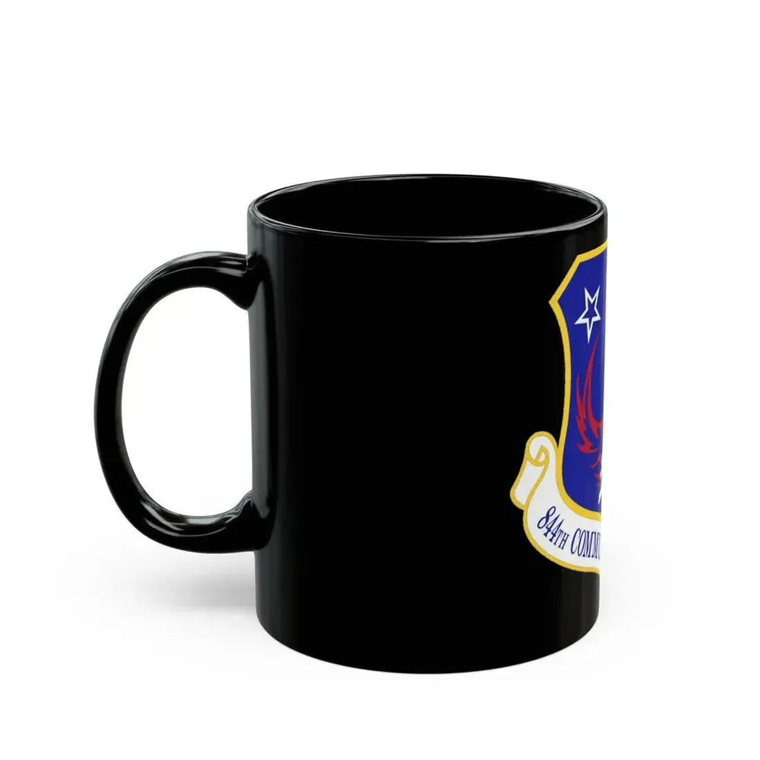 844th Communications Group (U.S. Air Force) Black Coffee Mug - Go Mug Yourself