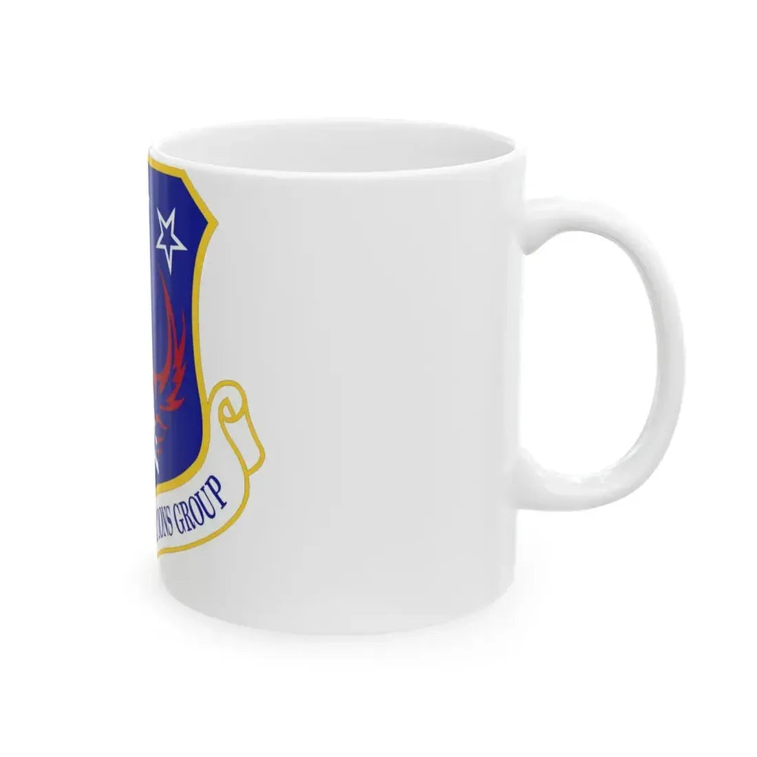 844th Communications Group (U.S. Air Force) White Coffee Mug - Go Mug Yourself