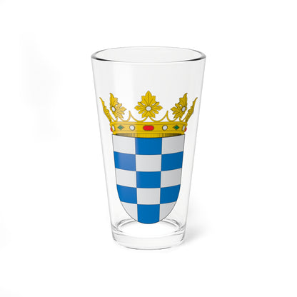 Escudo del Ducado de Alba de Tormes (Spain) (Coat of Arms) Pint Glass 16oz