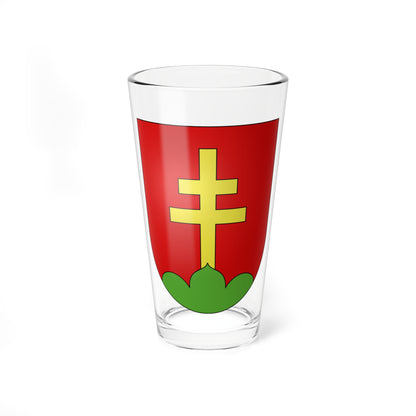 Unterbäch-coat of arms (Switzerland) (Coat of Arms) Pint Glass 16oz