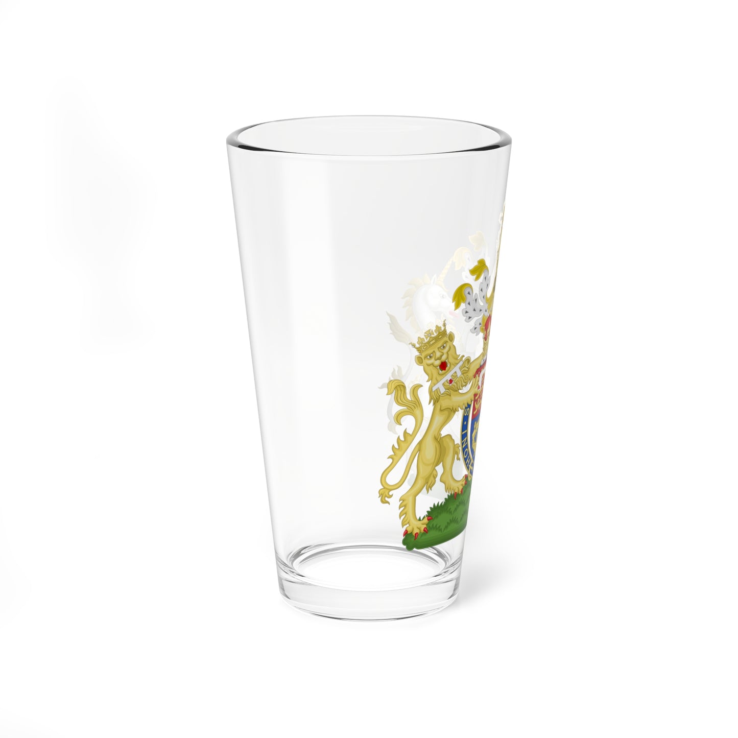 Coat of Arms of William Duke of Cambridge (United Kingdom) (Coat of Arms) Pint Glass 16oz