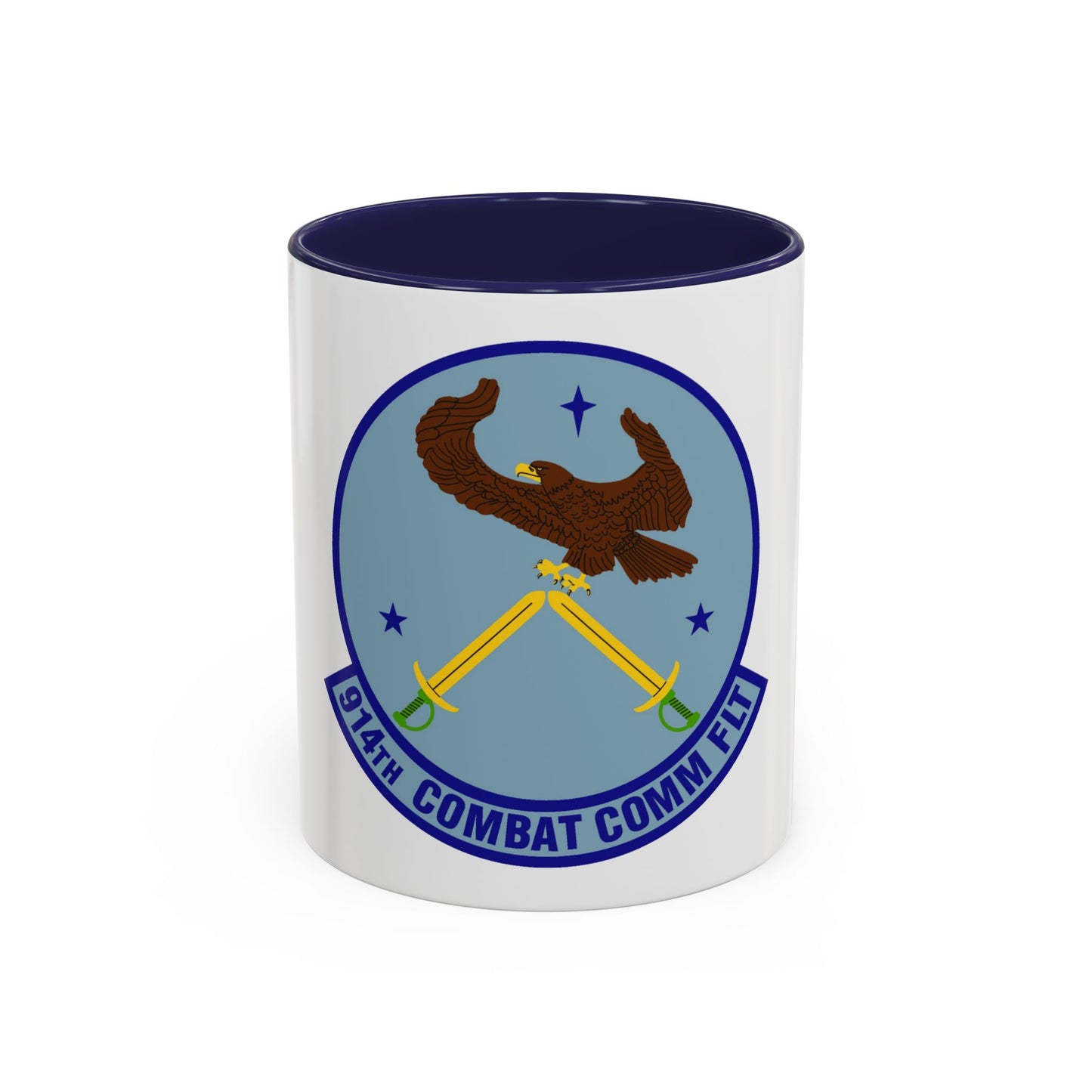 914th Combat Communications Flight (U.S. Air Force) Accent Coffee Mug